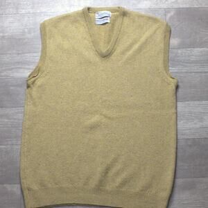 VTG Pincus Company 100% Virgin Wool V-Neck Sweater Vest Size M